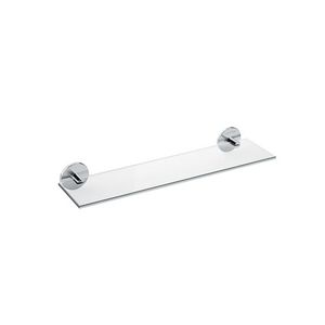 CANA GLASS SHELF 40CM CHROME