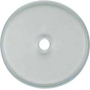 Afdekraam 1-v v draaischakelaar berker Glas helder