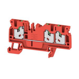 Doorvoer blok SNAP IN rood 2.5mm2 24 A 800 nr. VVE=100