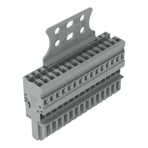 1-draads female steker CAGE CLAMP 4 mm2 grijs VVE=10