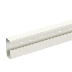 Lengte a 3m. Wandgoot 170Ax65x3000mm WGX wit RAL9010