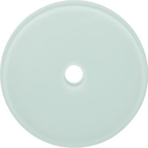 Afdekraam 1-v v draaischakelaar berker Glas polarwit