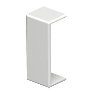 Naadafdekking 10x30mm polyvinylchlorid puur wit VVE=10