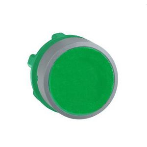 green flush pushbutton head colour plated grey