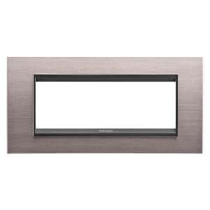 LUX PLAAT-VAN METAAL-6 MODULE-GEBORSTELD ALUMINIUM LAV