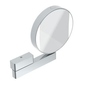 Scheerspiegel LED 202mm 1-armig vergroting 3 en 7 chr
