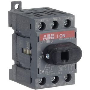 Lastscheider 3P 16 A bodem/DIN-rail montage