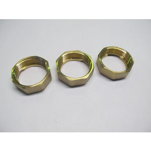 Overschuifwartel 11/2" messing