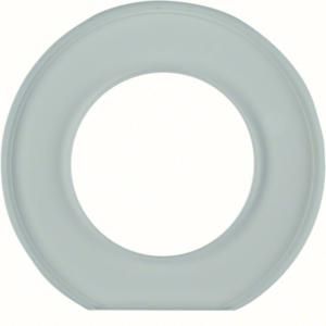 Afdekraam 1-v eindstuk berker Glas helder