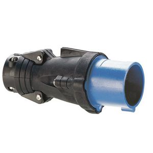 Stekker recht 230V 32A 4-polig IP44 rubber Hypra