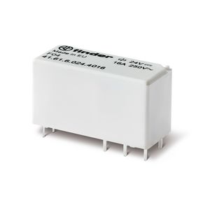 Schakelrelais 1 maakcontact 16A 12V DC serie 41