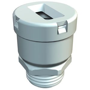 Wartel platte kabel PG16 polyeth. steengrijs RAL 7030 VVE=50