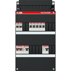 Groepenkast 5 groepen achter 2x 30mA + F + HS 1-fase