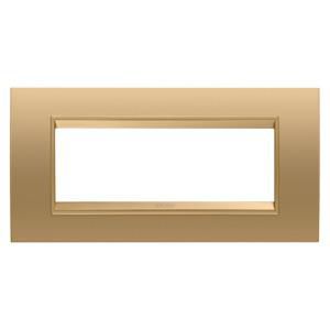 LUX PLAAT-VAN METAAL-6 MODULE-GOUD-BINNENFRAME MAT G