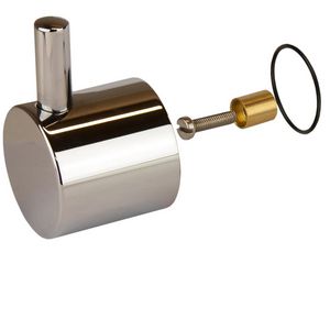 Pin handle in metal (left side) chrome