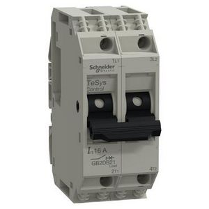 Beveiligingsautomaat 2P 16A TeSys GB4 VVE=3