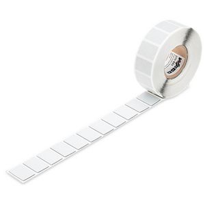 Schakelaarschildjes 27 x 18 mm zilverkleurig 210-855