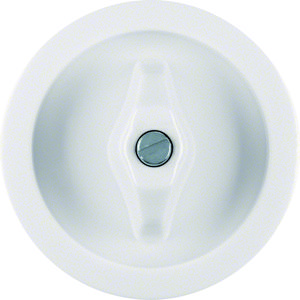 Centraaldeel+draaiknevel Serie 1930 polarwit