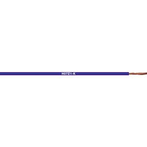 Haspel a 500m. Montagesnoer H07Z1-K 1x10 blauw
