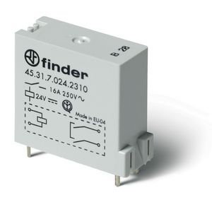 Schakelrelais 1 maakcontact 10A 24V DC S.