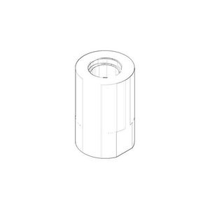 Nippel Douche, staand model, compleet chr