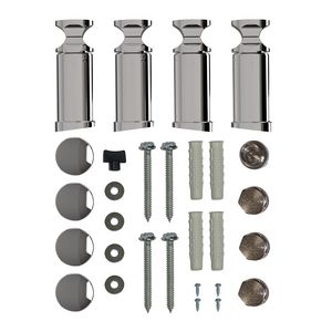 Ophangset chroom Valeriane