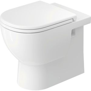D-CODE #203709 staand closet PK. wit back-to-wall diepspoel rimless hoogglans (excl. zitting)