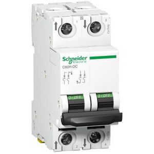 Installatieautomaat 2-polig In= 10A/Ue=500V DC C-karakteristiek C60H-DC