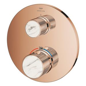 Afbouwdeel Atrio gek. knopgrepen thermostatisch warm sunset (bronskleurig) 24396da0 (Spa colors coll.)