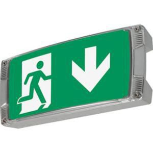 Noodverlichting centraal CG-S IP65 -40C dubbelzijdig vluchtroute aanduiding 24m