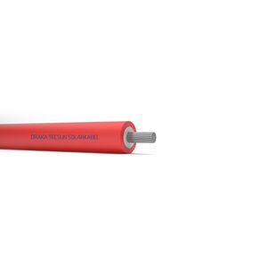 Haspel a 5000m. TECSUN (PV) solarkabel H1Z2Z2-K Dca 1/1kV rd# 1x10mm² (rood)