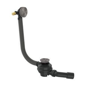 Badafvoer- garnituur complete set AXOR Flexaplus Brushed Black Chrome