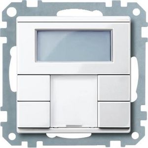 Impulsdrukker 2-voudig Temp.regelaar Polarwit Systee KNX