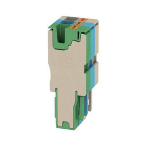 Plug d.beige bl. groen 4mm2 32 A 800 2540450000 VVE=25