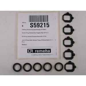 Set a 5st. Pakking venturi/gasaanvoerpijp Quinta 25-85