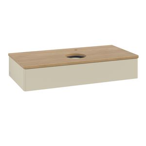 Wastafelonderkast Antao 1000x190x500mm S.Grey Matt Lacquer L09051HJ
