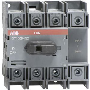 Lastscheider 4P 100 A bodem/DIN-rail montage