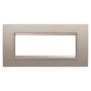 LUX PLAAT-VAN METAAL-6 MODULE-GEBORSTELD ALUMINIUM-B