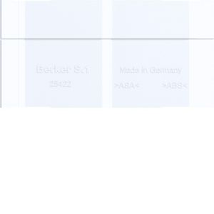 Scheiding voor opbouwdoos 2- en 3-voudig A.x/C.x lichtwit gl