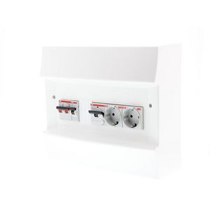 Verdeler PV-omv 1x instal auto B16A 1x combimaat 16A/0,03