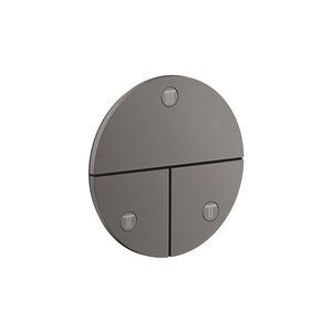 Stopkraan afbouwdeel 3F rond Brushed Black Chrome ShowerSelect ID