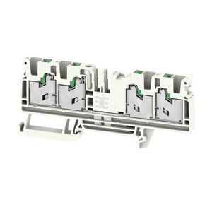 Doorvoer bl. SNAP IN grijs 4mm2 32 A 1000 V nr. VVE=50