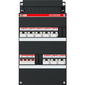 Groepenkast 8x 16A/30mA + HS 3-fase