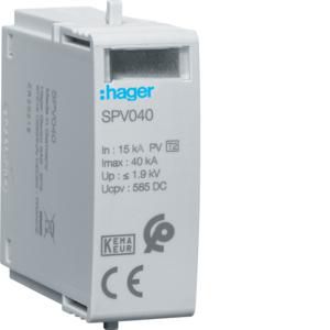 Steekelement T2 1P PV +/ - voor SPV340