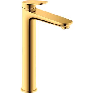 Wave 1-hendel wastafelmengkraan XL highriser goud gepolijst sprong 176mm