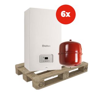 KPW pallet 6st. HR-ketel ecoFIT pro 306/6-3 CW4 60/100 + aansluitpakket 18L