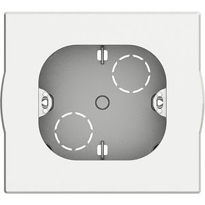Opbouwdoos wit 2 modulen Livinglight
