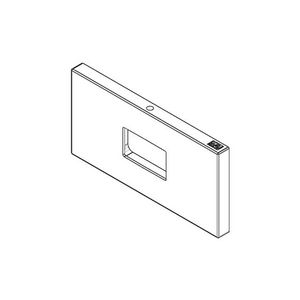 Rozet 120x60x9mm chr 092779008-00