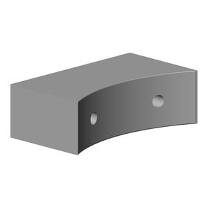 Houder zeepschaaltje 60X34X20mm-BG