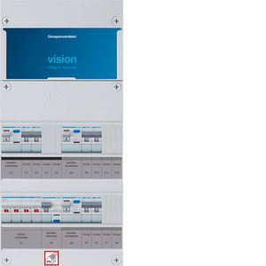 6-groepenverdeler, HS, 3x ALS 63A +PV HACO 16A/300mA, 1/3f